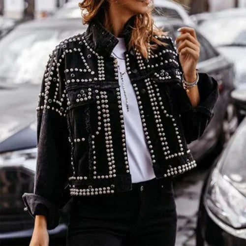 Jacke mit Nieten