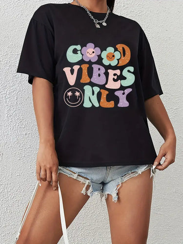 T-Shirt mit nur guten Vibrationen