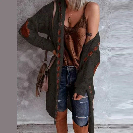 Heidi-Mode | Veste En Tricot À Capuche À La Mode