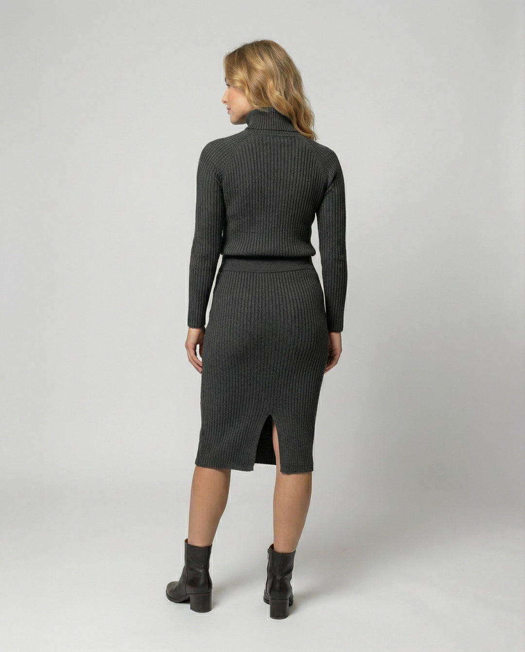 Gemütliches Strickkleid Damen | Heidi-Mode