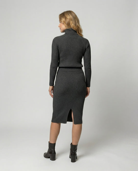 Gemütliches Strickkleid Damen | Heidi-Mode