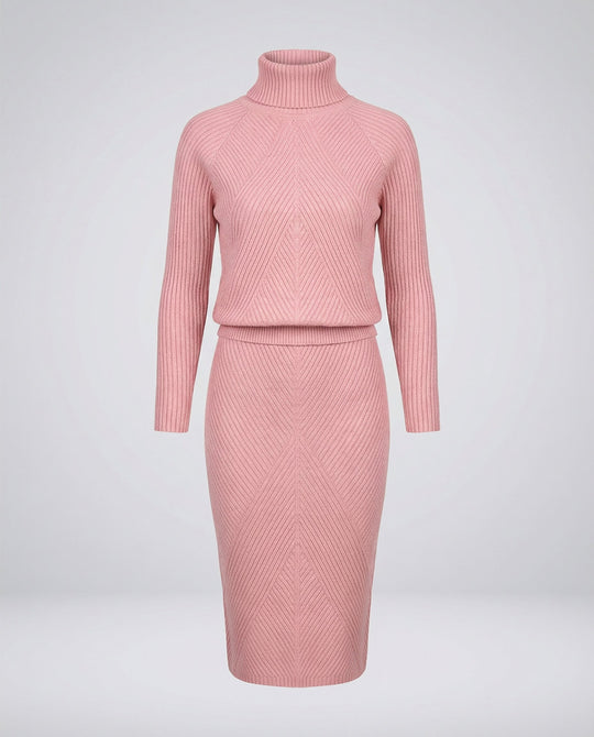 Gemütliches Strickkleid Damen | Heidi-Mode