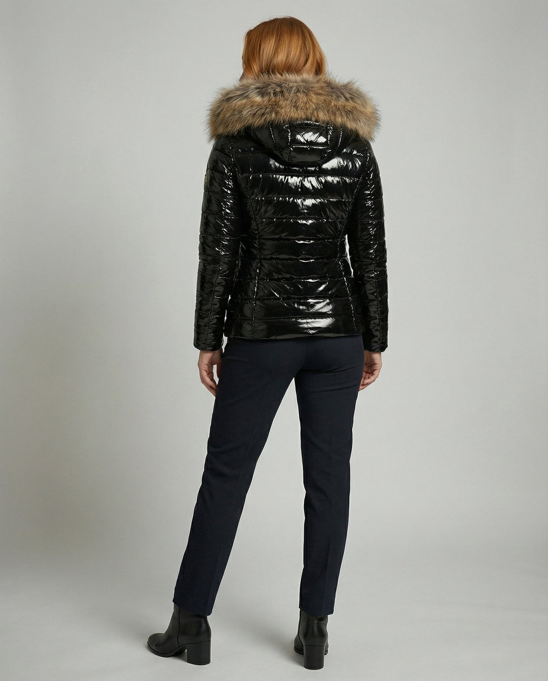 Damen Pelzkapuzen Puffermantel | Heidi-Mode