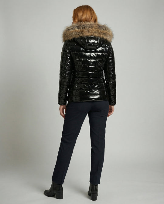 Damen Pelzkapuzen Puffermantel | Heidi-Mode