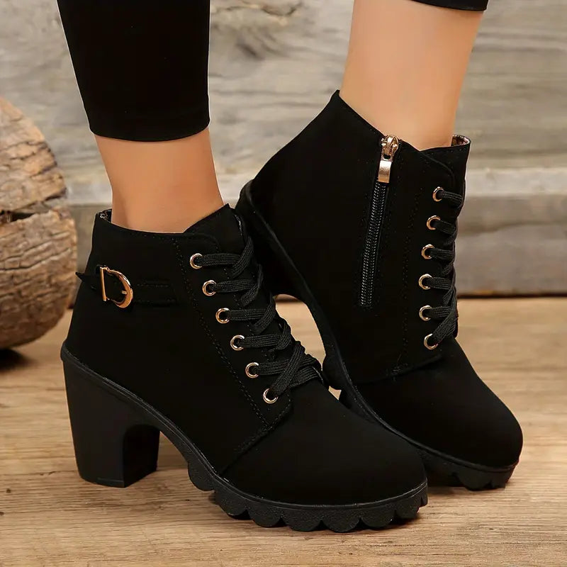 Heidi-Mode | Geschnürte Damenschuhe