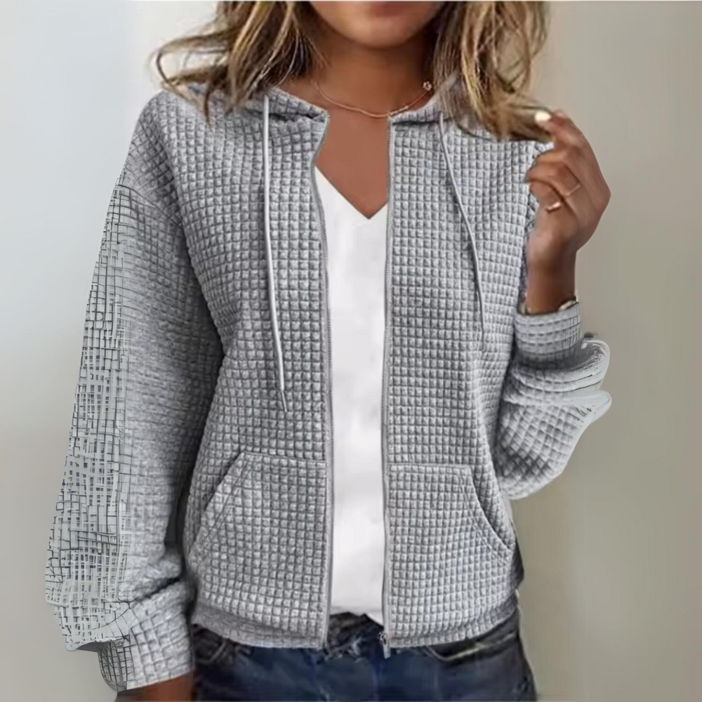Heidi-Mode | Freizeitjacke mit Reißverschluss und Kapuze