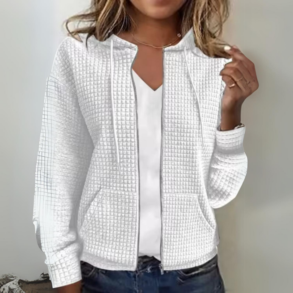 Heidi-Mode | Freizeitjacke mit Reißverschluss und Kapuze