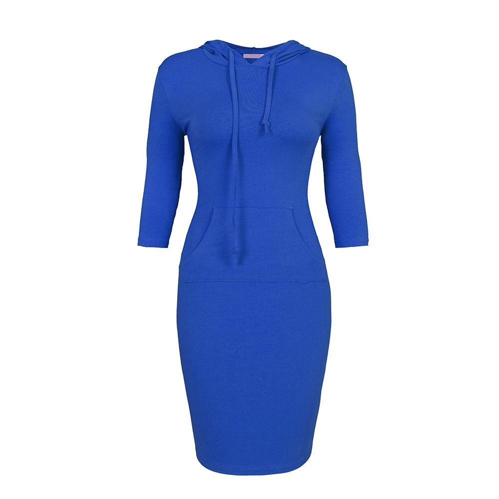 Heidi-Mode | Sportliches Hoodie-Kleid mit Kordelzug
