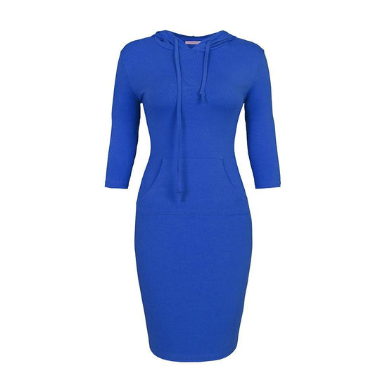 Heidi-Mode | Sportliches Hoodie-Kleid mit Kordelzug
