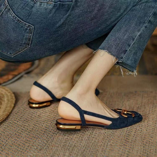 Heidi-Mode | Wildleder-Slingbacks