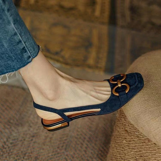 Heidi-Mode | Wildleder-Slingbacks