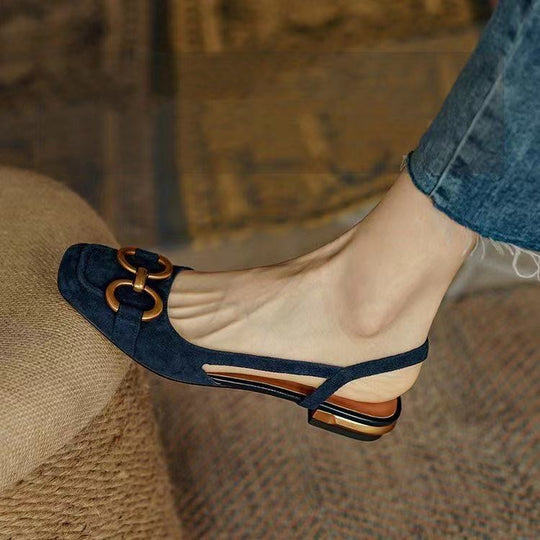 Heidi-Mode | Wildleder-Slingbacks