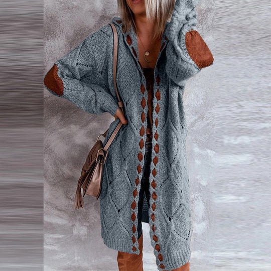Heidi-Mode | Veste En Tricot À Capuche À La Mode