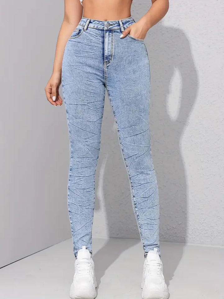 Slim-Fit-Nischen-Röhrenjeans