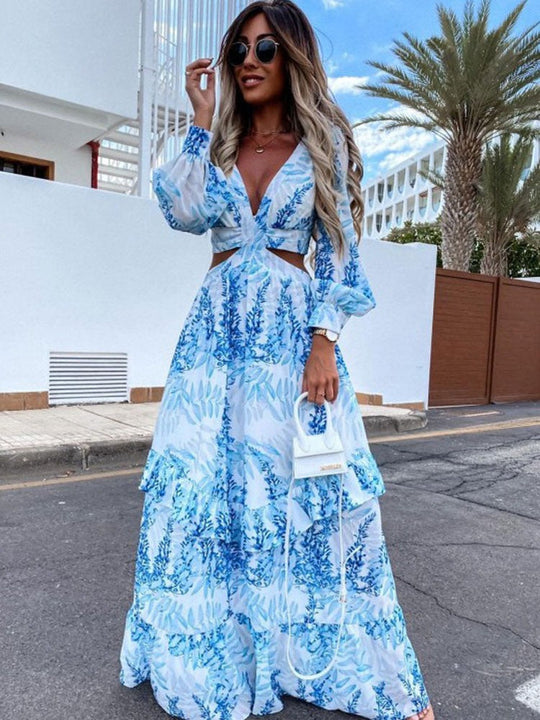 Cascade Kleid mit Sternen