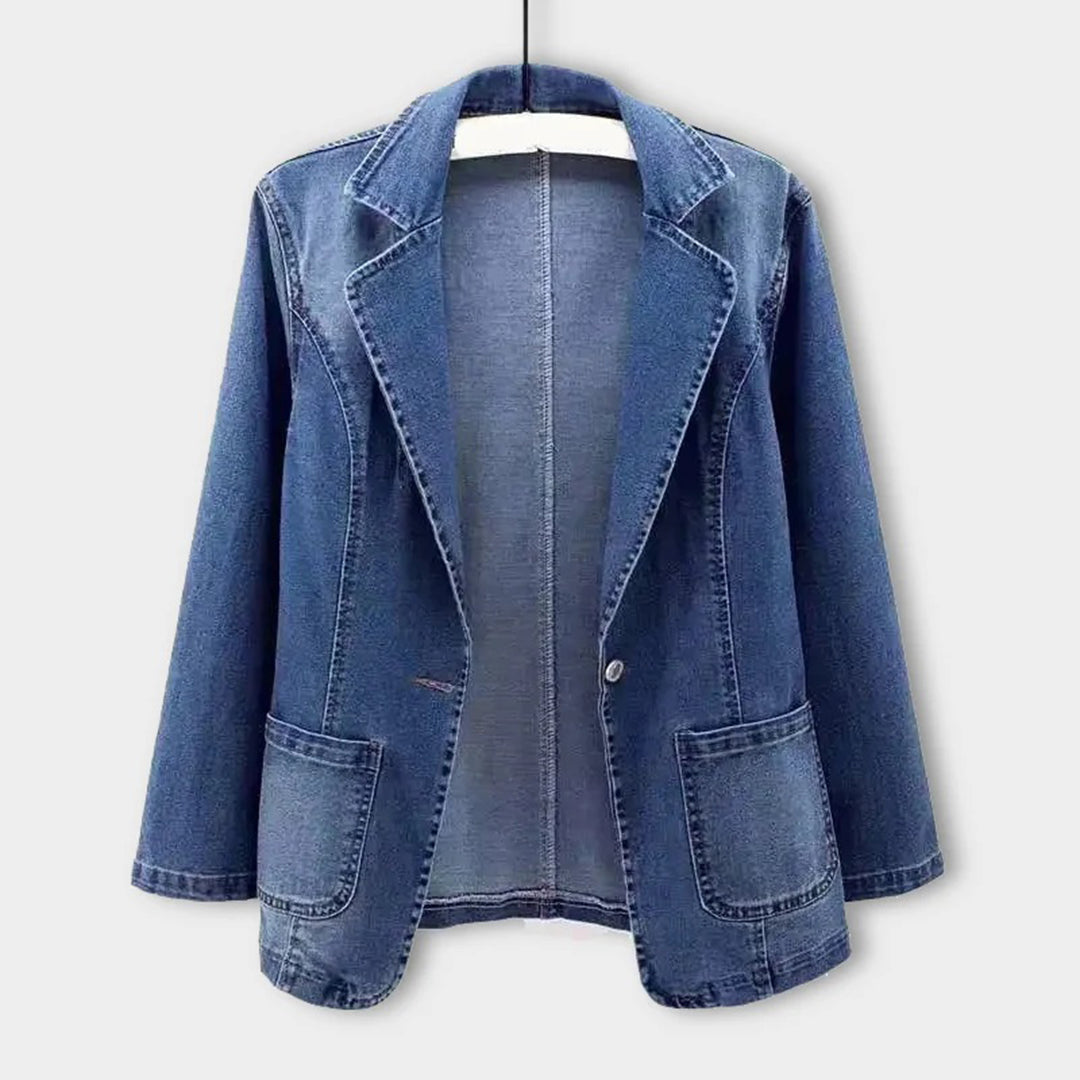 Heidi-Mode | Stilvolle Und Warme Denim Blazer Für Damen