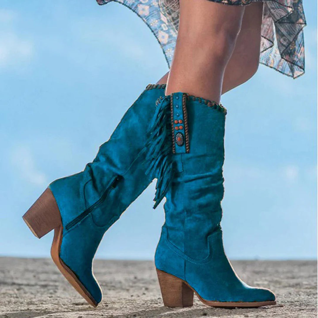 Heidi-Mode - Westernstiefeletten