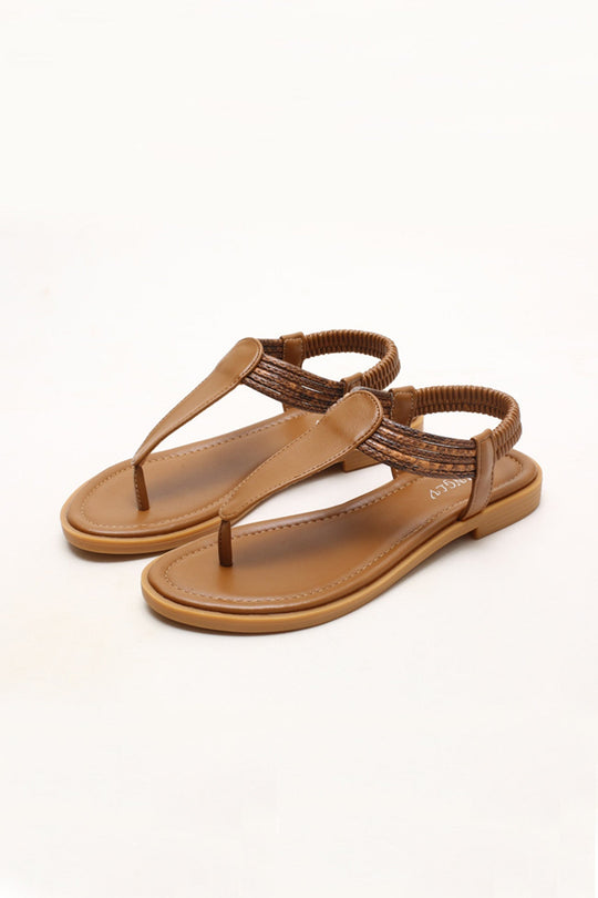 Heidi-Mode | Bohemian Peep Toe Zehentrenner