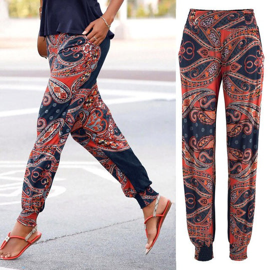 Bedruckte Boho-Hose