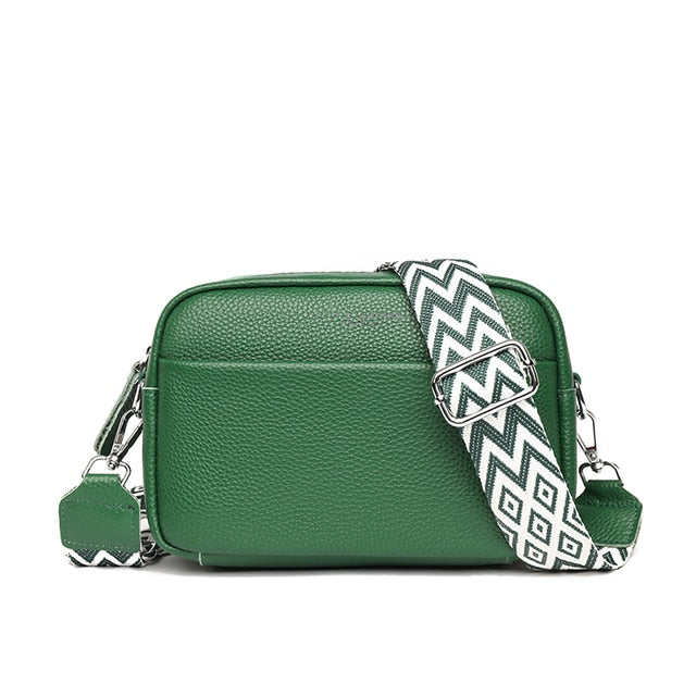 Leder Tasche mit handgefertigten Details