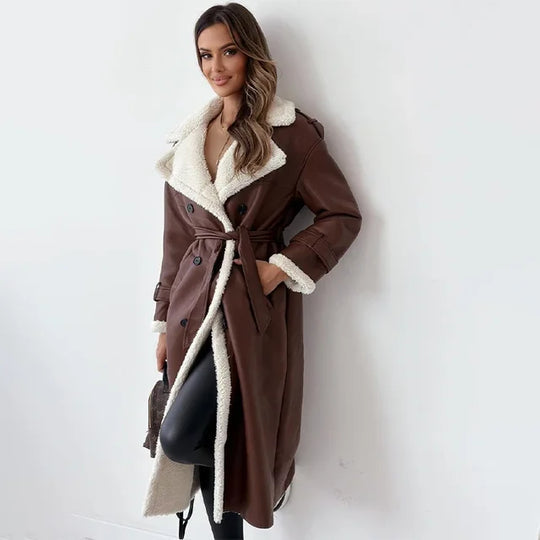 Heidi-Mode | Eleganter Langer Wintermantel für Damen