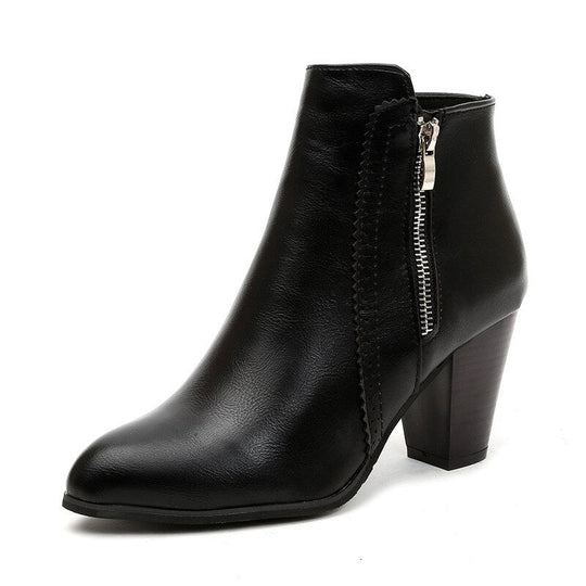 Stiefeletten mit hohem Absatz