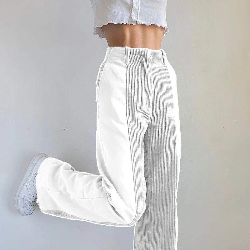 Vintage Patchwork Corduroy Hose