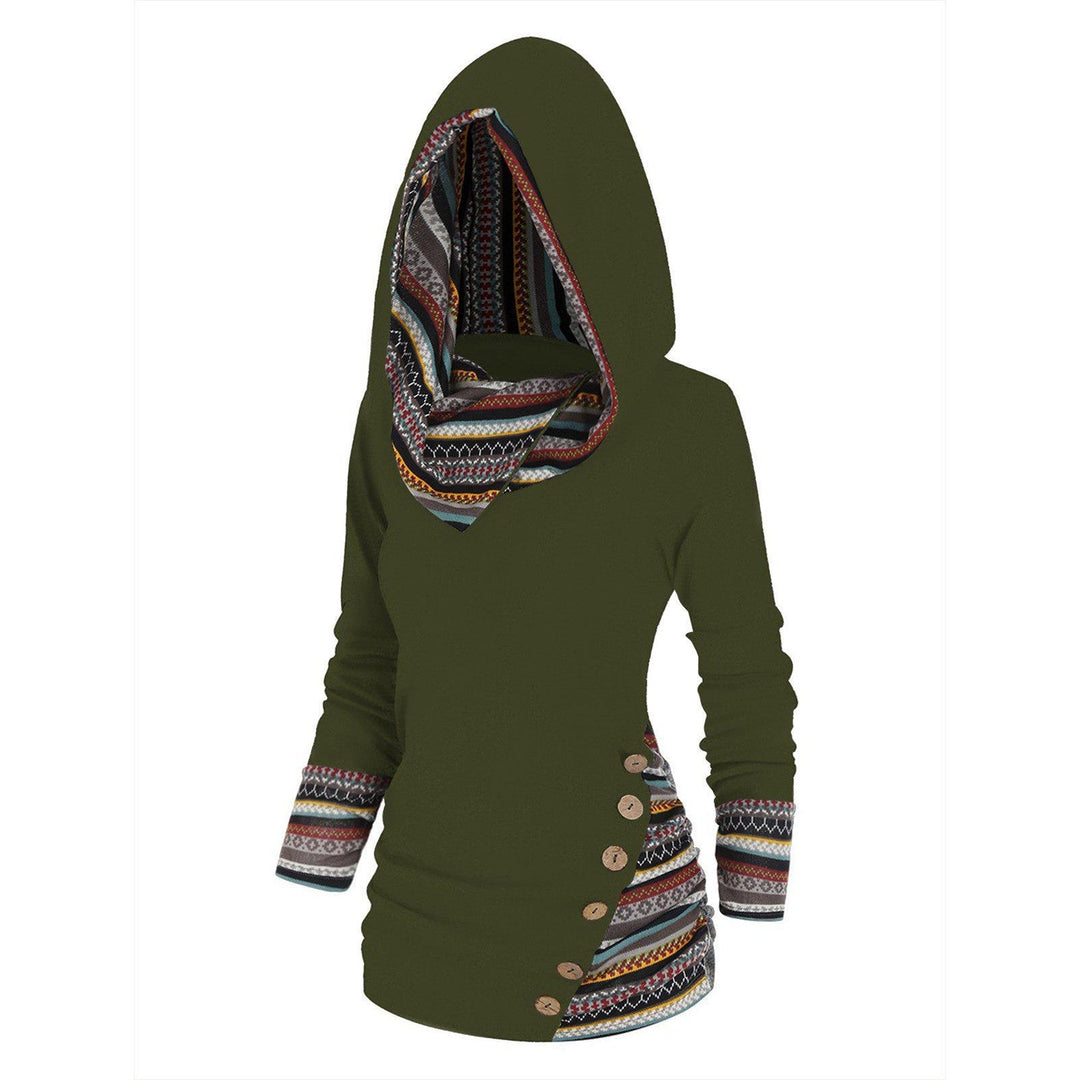 Heidi - Lässiger Tribal-Kapuzenpullover