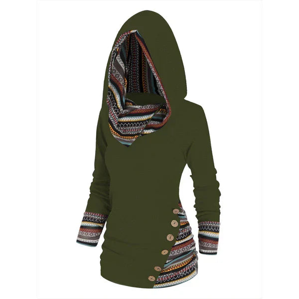 Heidi-Mode | Lässiger Tribal-Hoodie