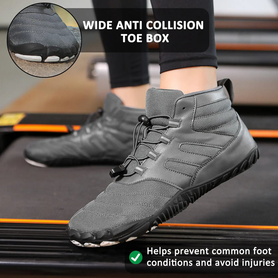 Heidi-Mode | Damen Warme Winterstiefel - Bequemes & Rutschfestes Barfuß-Design