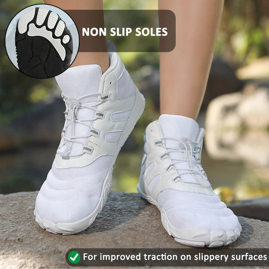 Heidi-Mode | Damen Warme Winterstiefel - Bequemes & Rutschfestes Barfuß-Design