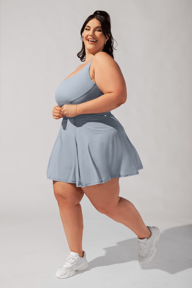 Heidi-Mode | Tie-Breaker Superdress - Wolkiges Blau