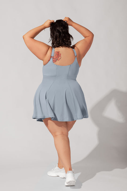 Heidi-Mode | Tie-Breaker Superdress - Wolkiges Blau