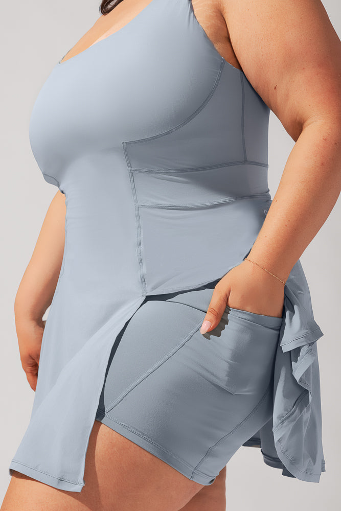 Heidi-Mode | Tie-Breaker Superdress - Wolkiges Blau