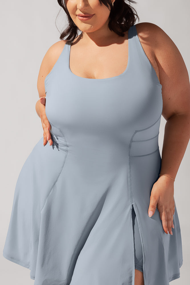 Heidi-Mode | Tie-Breaker Superdress - Wolkiges Blau