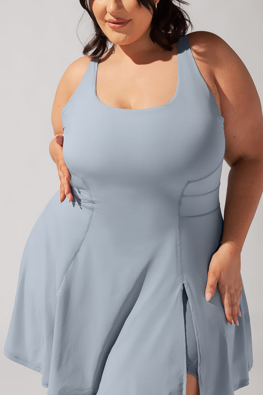 Heidi-Mode | Tie-Breaker Superdress - Wolkiges Blau