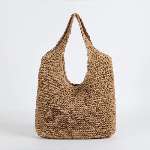 Heidi-Mode | Marlene Elegante Stroh-Strandtasche