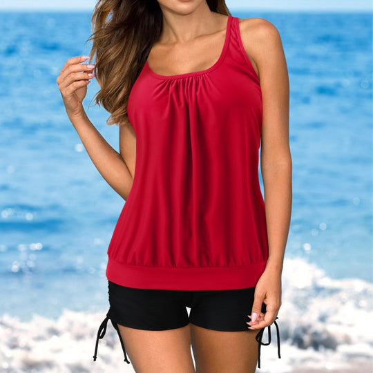Heidi-Mode | Tankini Tropical mit Buntem Druck