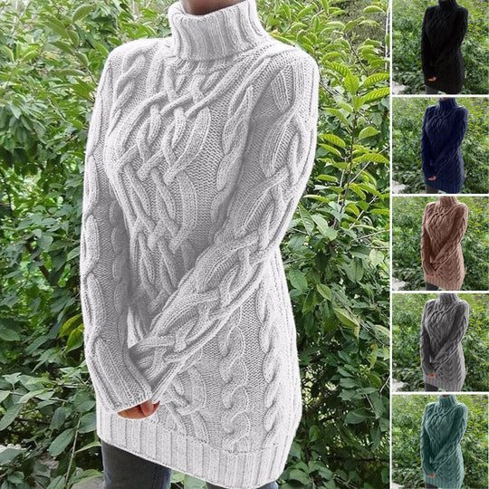 Heidi-Mode | Zopfmuster Rollkragenpullover