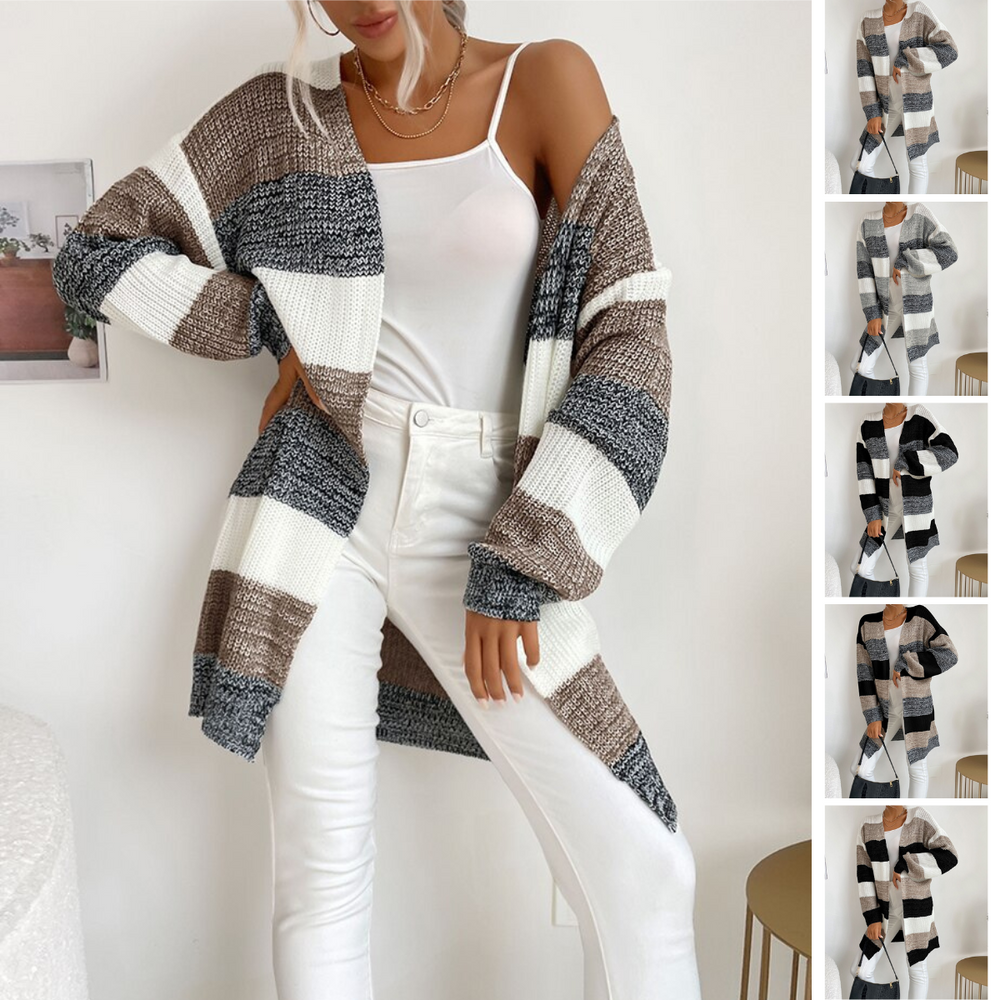 Heidi-Mode | Damen Strickjacke Lange Ärmel