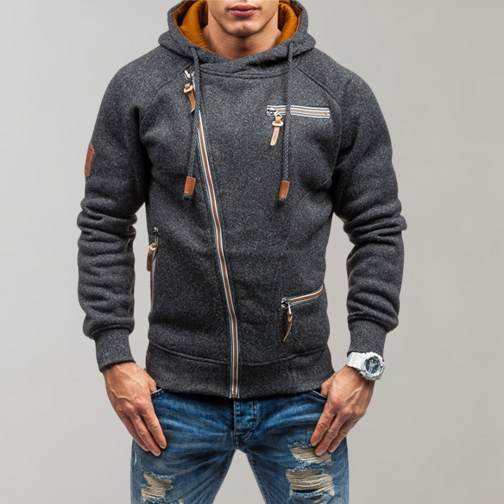 Casual Hoodie mit Reißverschluss