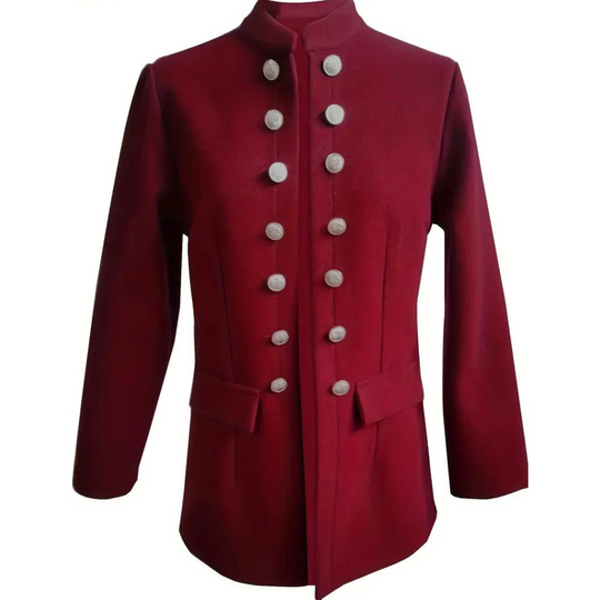 Heidi-Mode | Blazer mit Vorderknöpfen in Schwarz - Stilvoll und Vielseitig