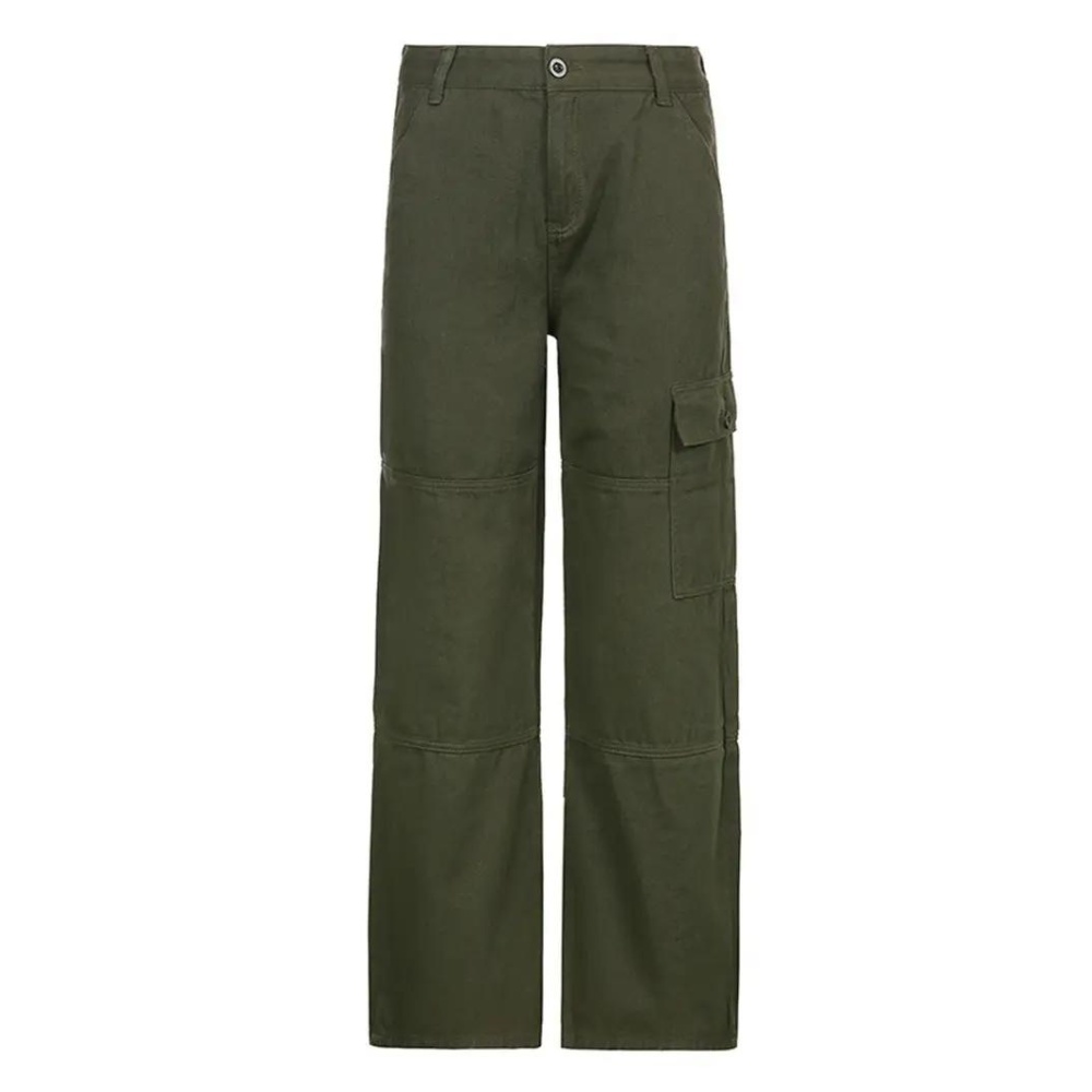 Heidi-Mode | Damen Cargo-Hosen Lässig Hochwertig Modern Stilverschleiß