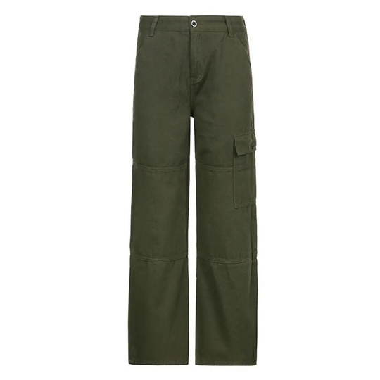 Heidi-Mode | Damen Cargo-Hosen Lässig Hochwertig Modern Stilverschleiß