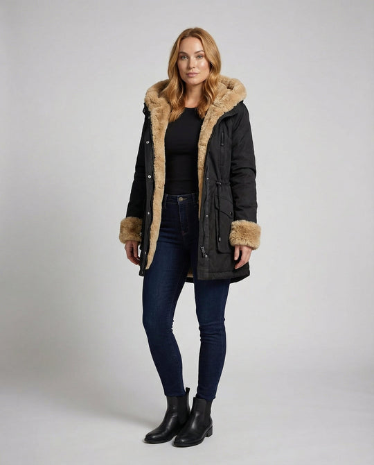 Warme Damen Winterjacke | Heidi-Mode