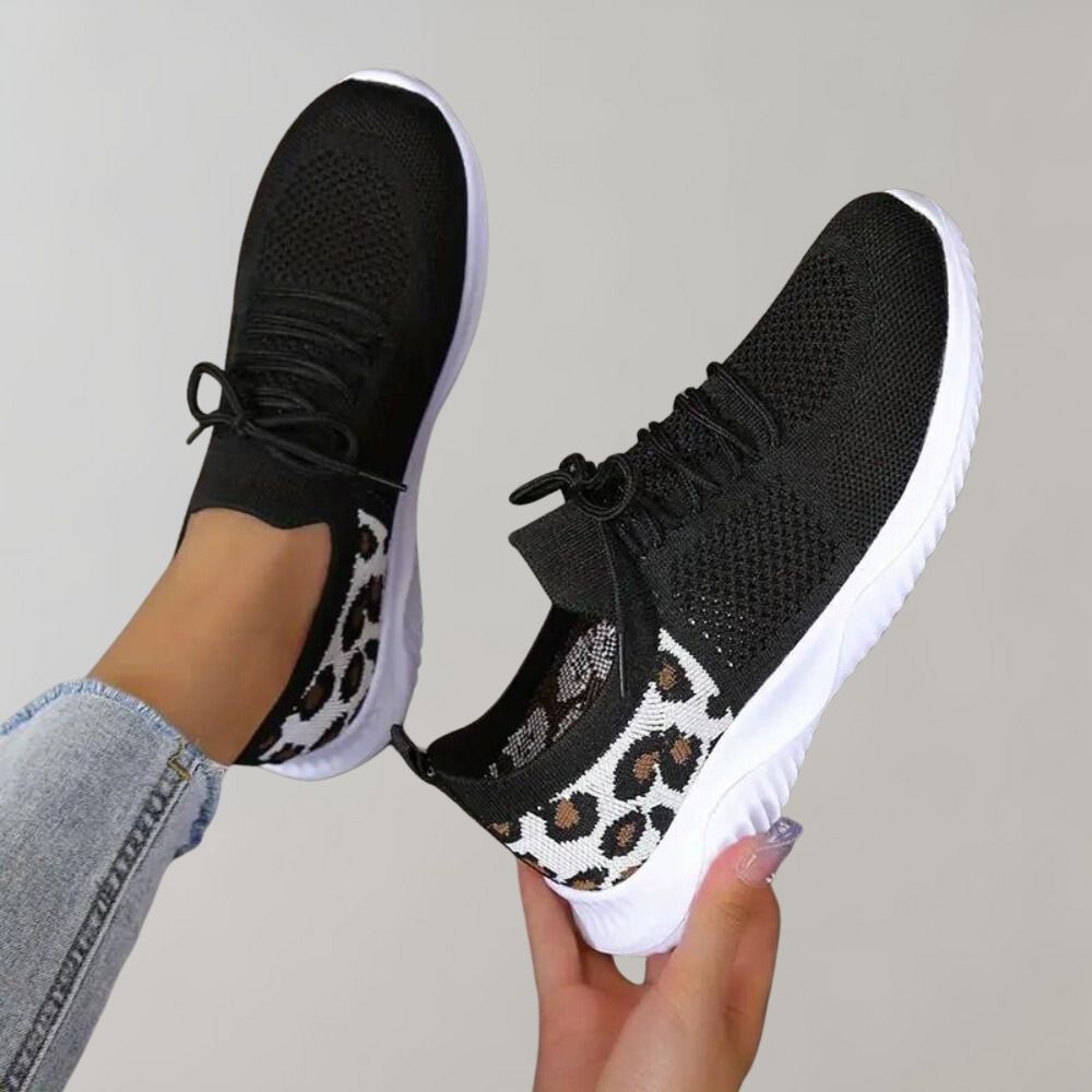 Heidi-Mode | Raffinierte Damen Wanderschuhe Strick