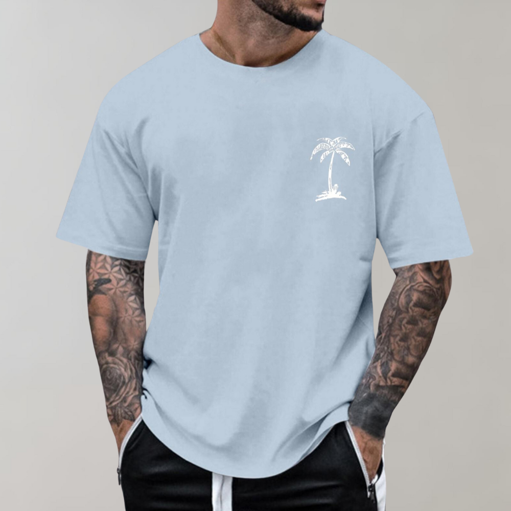 T-Shirt Grafik Palmen für Herren