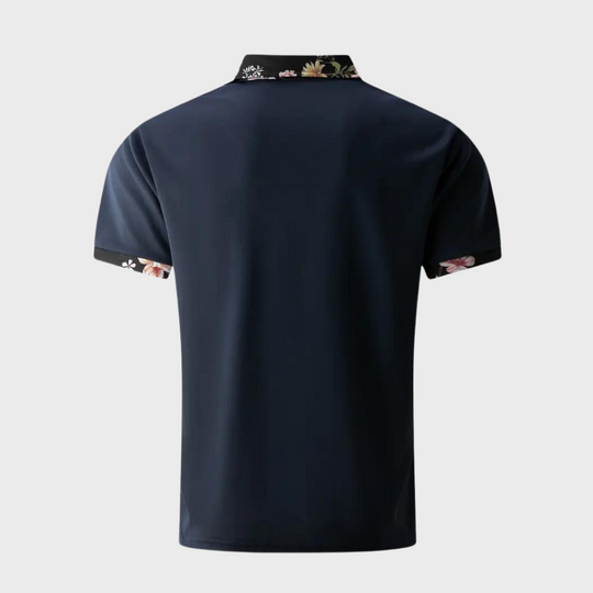 Poloshirt für Herren mit floralem Druck