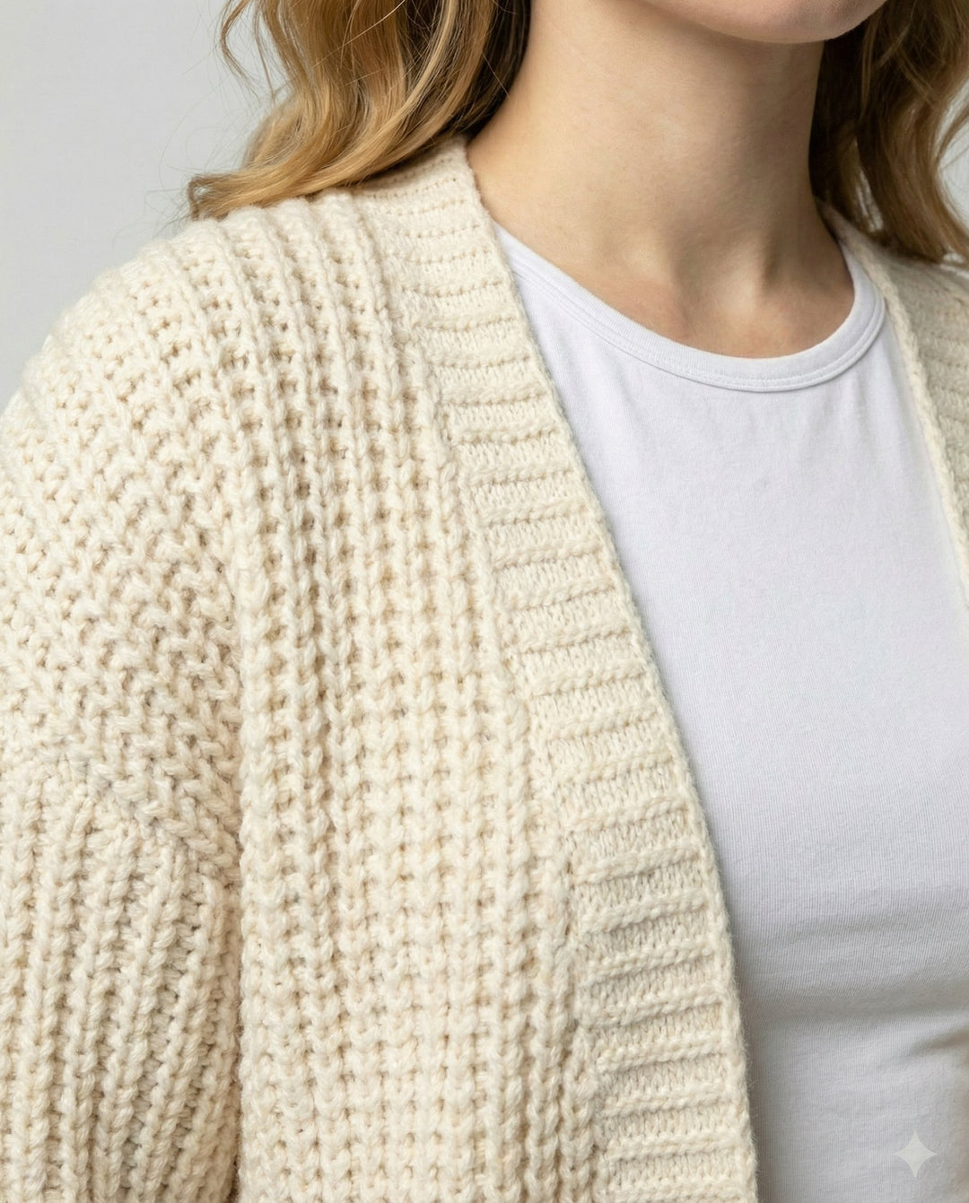 Bequeme Strickjacke Damen Langarm | Heidi-Mode