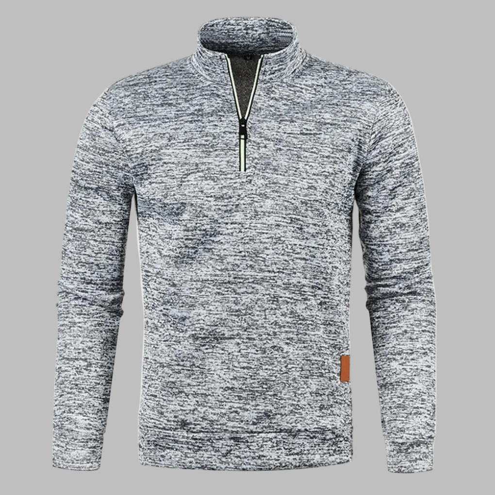 Heidi-Mode | Herren Sommerpullover mit Reißverschluss